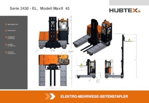 Chargeurs latéraux électriques Hubtex MaxX 45 EL