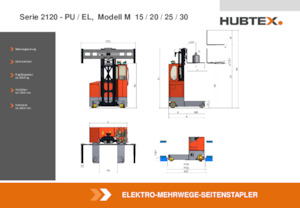 Chargeurs latéraux électriques Hubtex MQ 20