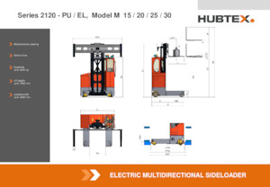 Chargeurs latéraux électriques Hubtex MQ 20
