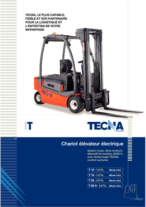 Chariots élevateurs frontaux  electriques Tecna T 18