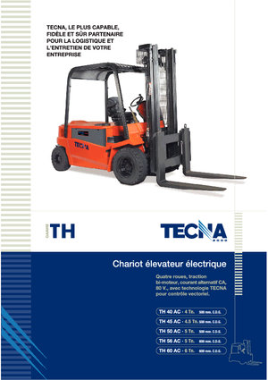 Chariots élevateurs frontaux  electriques Tecna TH 56