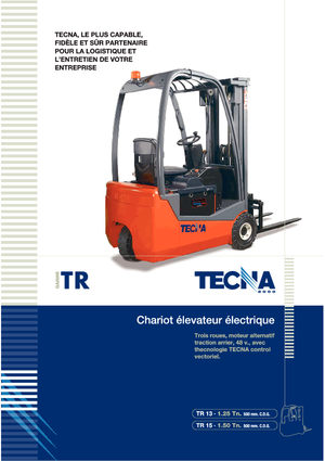 Chariots élevateurs frontaux  electriques Tecna TR 15