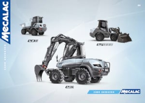 Pelles électriques sur pneus Mecalac e12