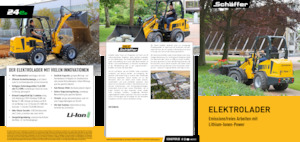 Chargeuses électriques sur pneus Schäffer 24e