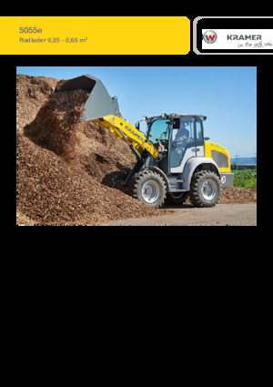 Chargeuses électriques sur pneus Kramer 5055 e