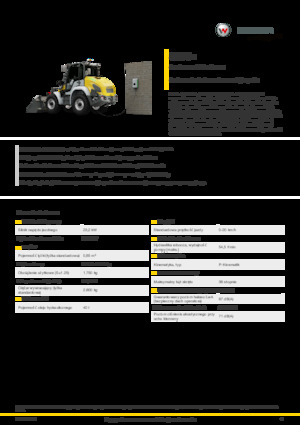 Chargeuses électriques sur pneus Kramer 5065e