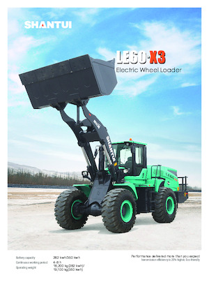 Chargeuses électriques sur pneus Shantui LE60-X3