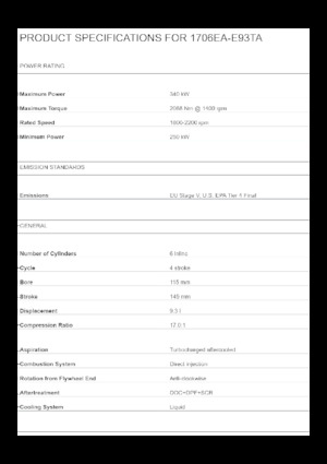 Moteurs Perkins 1706EA-E93TA