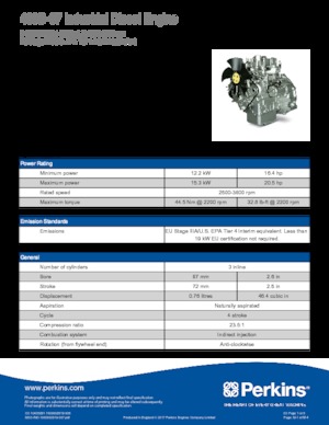 Moteurs Perkins 403D-07