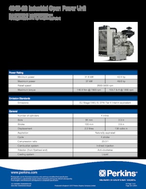 Moteurs Perkins 404D-22