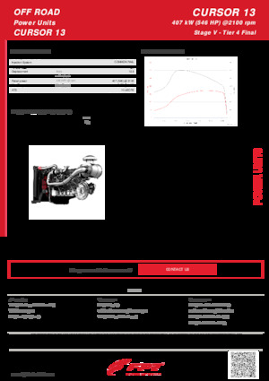 Moteurs FPT Industrial Cursor13 (407 kW)