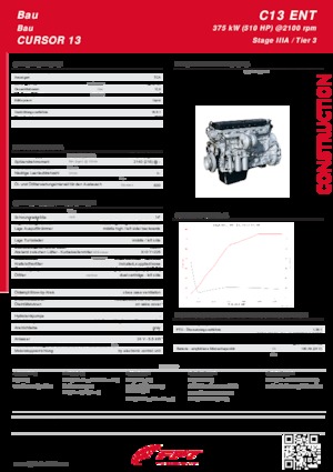 Moteurs FPT Industrial Cursor13 ENT (375 kW)