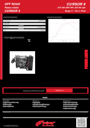 Moteurs FPT Industrial Cursor9 (275 kW)