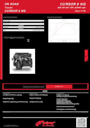 Moteurs FPT Industrial Cursor9 NG (280 kW)