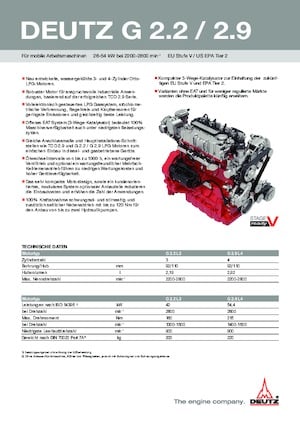 Moteurs Deutz D 2.9 L4