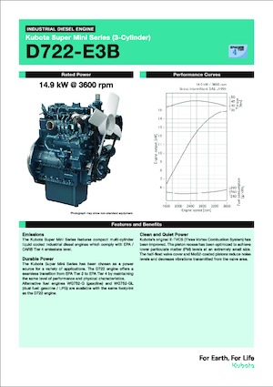 Moteurs Kubota D722-E3B