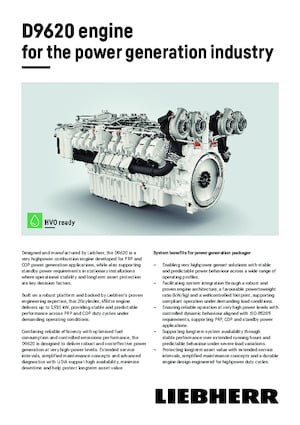 Moteurs Liebherr D9620