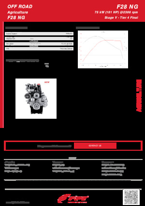 Moteurs FPT Industrial F28 NG (75 kW)