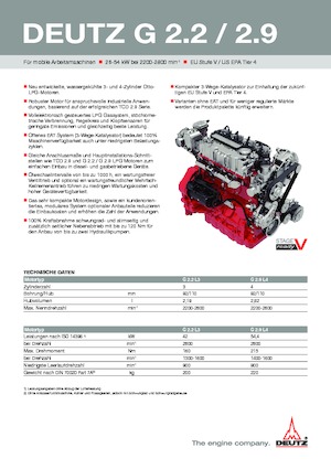Moteurs Deutz G 2.2 L3