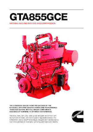 Moteurs Cummins GTA855GCE