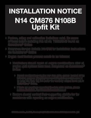 Moteurs Cummins N14 Plus