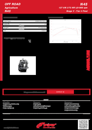 Moteurs FPT Industrial N45 (127 kW)