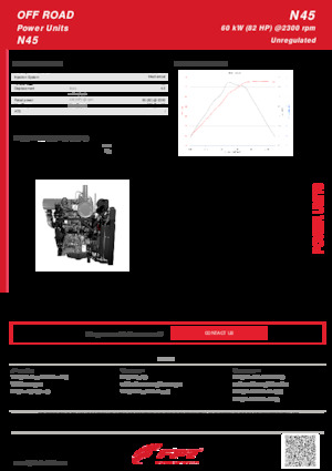 Moteurs FPT Industrial N45 (60 kW)
