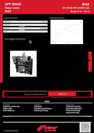 Moteurs FPT Industrial N45 (66 kW)