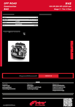 Moteurs FPT Industrial N45 ENT (150 kW)