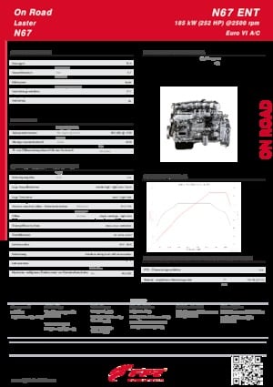 Moteurs FPT Industrial N67 ENT (185 kW)