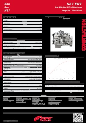 Moteurs FPT Industrial N67 ENT (210 kW) 