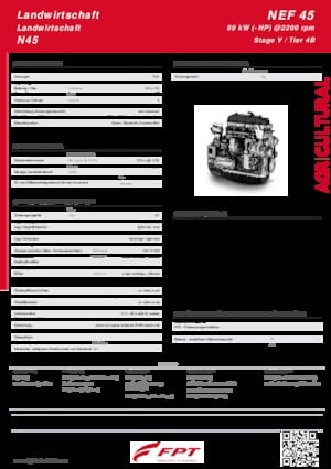Moteurs FPT Industrial NEF 45 