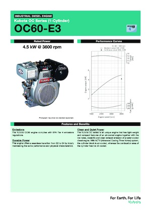 Moteurs Kubota OC60-E3