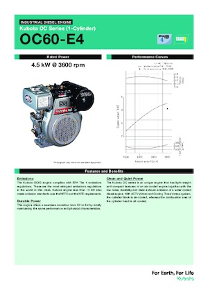 Moteurs Kubota OC60-E4