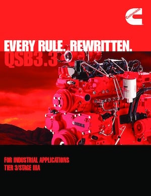 Moteurs Cummins QSB3.3 120 
