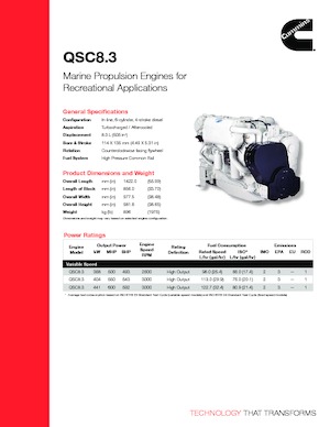 Moteurs Cummins QSB8.3
