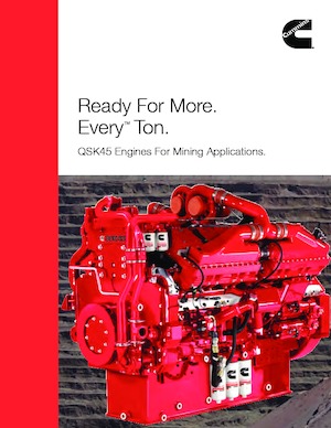 Moteurs Cummins QSK45-2000 