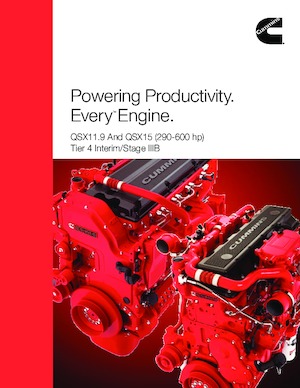 Moteurs Cummins QSX11.9 335