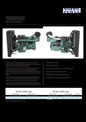 Moteurs Volvo Penta TWD1644GE
