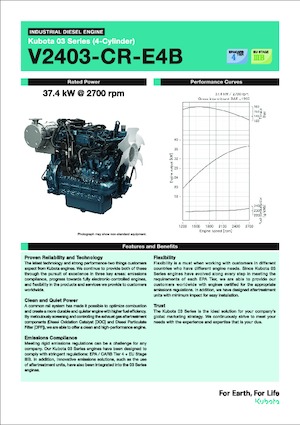 Moteurs Kubota V2403-CR-E4B