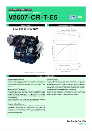 Moteurs Kubota V2607-CR-T-E5