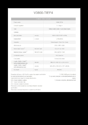 Moteurs Kubota V3800-TIEF
