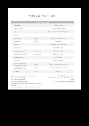Moteurs Kubota V3800-TIEF4H