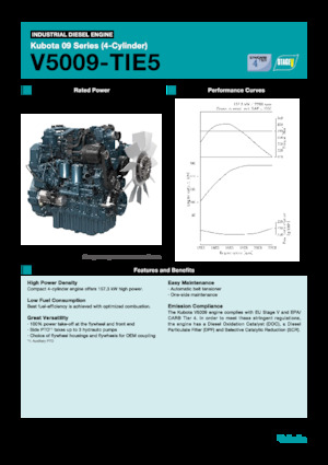 Moteurs Kubota V5009-TIE5
