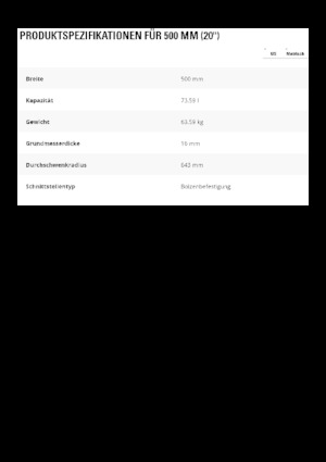 Godets d'excavatrices Caterpillar 500 MM
