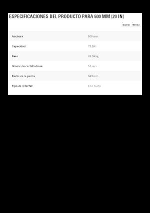 Godets d'excavatrices Caterpillar 500 MM