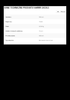 Godets d'excavatrices Caterpillar 500 MM
