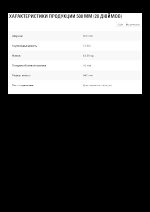 Godets d'excavatrices Caterpillar 500 MM