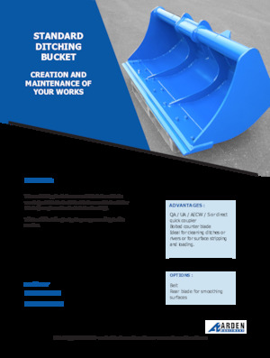 Godets d'excavatrices Arden C10F22