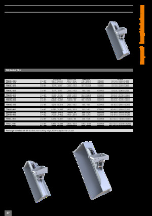 Godets d'excavatrices Kinshofer DC23L-200